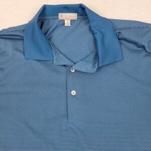 Peter Miller Summer Comfort Rancho Santa Fe Golf Club Polo Shirt Mens‎ XL Blue